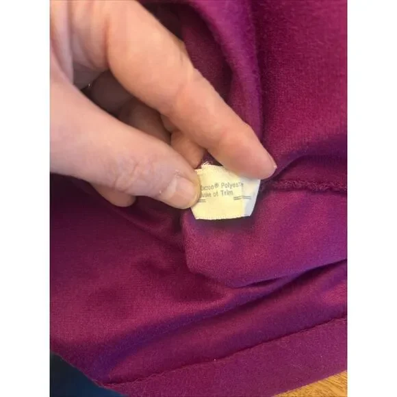 JCPenny Zip front robe Sz MW 1 Side Pocket Shades Of Pink Vintage 70-80’s Vibes - Picture 10 of 13